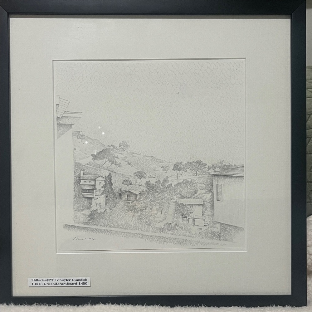 Original Graphite Pencil Drawing - Los Angeles Artist Schuyler Standish
